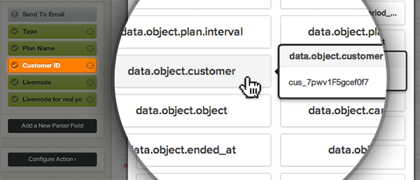 Webhook-parser-field-setup